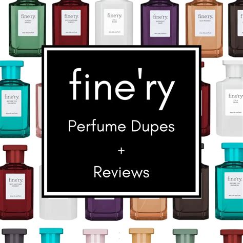 fine'ry perfumes dupes|finery perfume reviews.